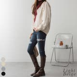 ミニ裏毛V空きジップアップブルゾン | A.NATALY | 詳細画像6 