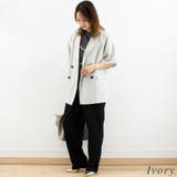 ヘザーエステルツイルハーフスリーブジャケット | A.NATALY | 詳細画像4