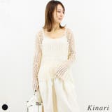 キナリ | カギ針ロングスリーブプルオーバー | A.NATALY