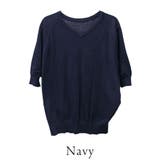 ドルマンシルエット5分袖ニット | A.NATALY | 詳細画像12