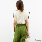 麻タッチノースリーブプルオーバー | A.NATALY | 詳細画像3