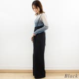 クレープタックワイドサロペット | A.NATALY | 詳細画像3