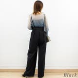 クレープタックワイドサロペット | A.NATALY | 詳細画像4