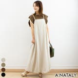 エクリュ | リネンライクバルーンキャミワンピース | A.NATALY