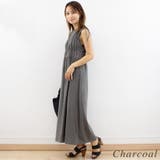 天竺シャーリングノースリーブワンピース | A.NATALY | 詳細画像3 