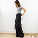 クラッシュデニム切替タックパンツ | A.NATALY | 詳細画像7