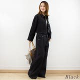クラッシュデニム切替タックパンツ | A.NATALY | 詳細画像9
