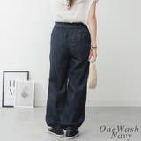 ライトオンスデニムリラックスワイドパラシュートパンツ | A.NATALY | 詳細画像2
