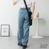 ライトオンスデニムリラックスワイドパラシュートパンツ | A.NATALY | 詳細画像4