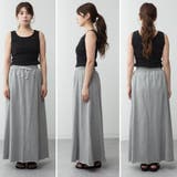 ミニ裏毛裾切りっぱなしフレアスカート | A.NATALY | 詳細画像10