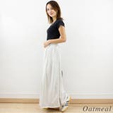 ミニ裏毛裾切りっぱなしフレアスカート | A.NATALY | 詳細画像1