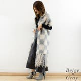 起毛チェックマフラー | A.NATALY | 詳細画像3