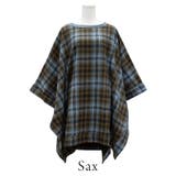 ビエラチェックポンチョ | A.NATALY | 詳細画像9 