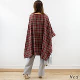 ビエラチェックポンチョ | A.NATALY | 詳細画像4 