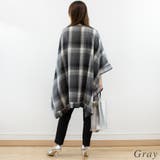 ビエラチェックポンチョ | A.NATALY | 詳細画像6 