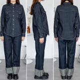 ノーカラーウェスタンデニムシャツ | A.NATALY | 詳細画像10 