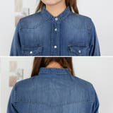 ノーカラーウェスタンデニムシャツ | A.NATALY | 詳細画像11 