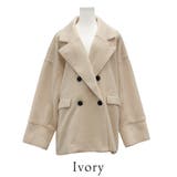 スライバーニットダブルコート | A.NATALY | 詳細画像9 