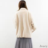 スライバーニットダブルコート | A.NATALY | 詳細画像3 