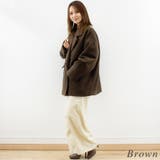 スライバーニットダブルコート | A.NATALY | 詳細画像6 