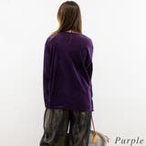 メッシュベロアプルオーバー | A.NATALY | 詳細画像1 