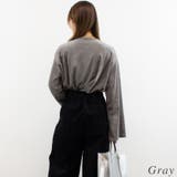 メッシュベロアプルオーバー | A.NATALY | 詳細画像5 