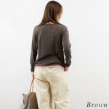 杢天竺配色プルオーバー | A.NATALY | 詳細画像1 