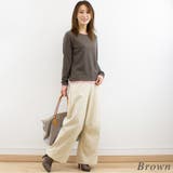 杢天竺配色プルオーバー | A.NATALY | 詳細画像2 