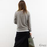 杢天竺配色プルオーバー | A.NATALY | 詳細画像5 