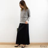 杢天竺配色プルオーバー | A.NATALY | 詳細画像6 