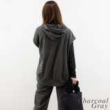 ミニ裏毛ノースリーブパーカー | A.NATALY | 詳細画像3 