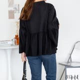 ペプラムギャザーブラウス風カットソー | A.NATALY | 詳細画像3 