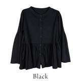 ペプラムギャザーブラウス風カットソー | A.NATALY | 詳細画像6 