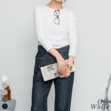 オフホワイト | ロングスリーブコンパクトTシャツ | A.NATALY