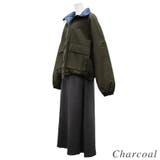 合繊ツイル中綿スタンドジャケット | A.NATALY | 詳細画像6 