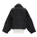 起毛ツィードコクーンスリーブジャケット | A.NATALY | 詳細画像8 