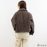 起毛ツィードコクーンスリーブジャケット | A.NATALY | 詳細画像1 