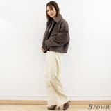 起毛ツィードコクーンスリーブジャケット | A.NATALY | 詳細画像2 