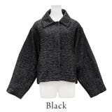 起毛ツィードコクーンスリーブジャケット | A.NATALY | 詳細画像6 