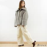 カールシャギーケープミドルブルゾン | A.NATALY | 詳細画像4 