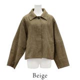 チェックツィードコクーンスリーブジャケット | A.NATALY | 詳細画像7 