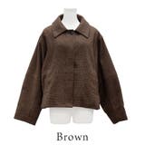 チェックツィードコクーンスリーブジャケット | A.NATALY | 詳細画像8 