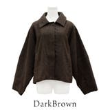 チェックツィードコクーンスリーブジャケット | A.NATALY | 詳細画像9 