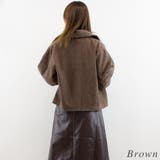 チェックツィードコクーンスリーブジャケット | A.NATALY | 詳細画像3 