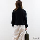 裏毛襟付きジップカーディガン | A.NATALY | 詳細画像7 