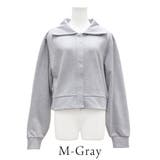 裏毛襟付きジップカーディガン | A.NATALY | 詳細画像10 