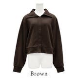 裏毛襟付きジップカーディガン | A.NATALY | 詳細画像11 