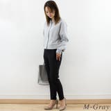 裏毛襟付きジップカーディガン | A.NATALY | 詳細画像4 