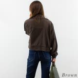 裏毛襟付きジップカーディガン | A.NATALY | 詳細画像5 