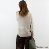 杢ストレッチチョーカー付きプルオーバー | A.NATALY | 詳細画像1